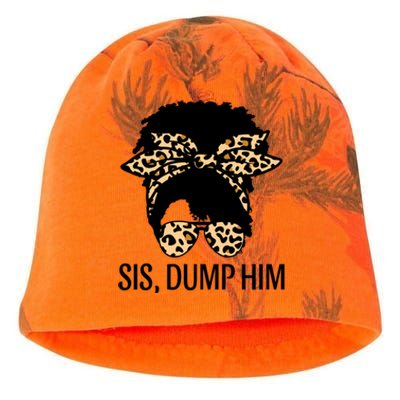 Sis Dump Him Afro American Black Melanin Cute Gift Kati - Camo Knit Beanie