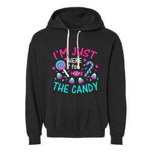 Spooky Delights Halloween Candy Extravaganza Garment-Dyed Fleece Hoodie