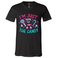 Spooky Delights Halloween Candy Extravaganza V-Neck T-Shirt