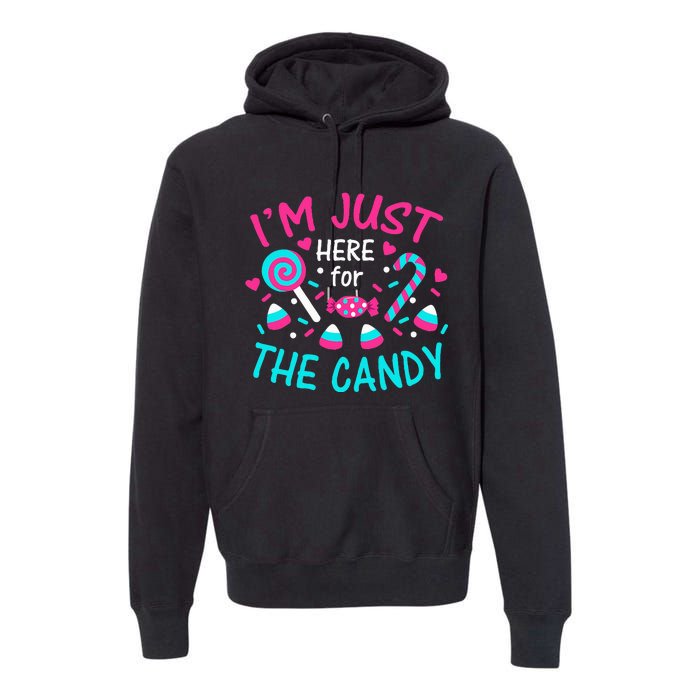 Spooky Delights Halloween Candy Extravaganza Premium Hoodie