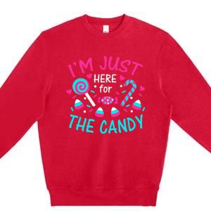 Spooky Delights Halloween Candy Extravaganza Premium Crewneck Sweatshirt