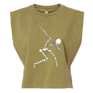 Skeleton Dab Halloween Dabbing Skeleton Cool Gift Garment-Dyed Women's Muscle Tee