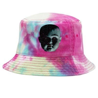 Scary Doll Head Super Creepy Halloween Tie-Dyed Bucket Hat