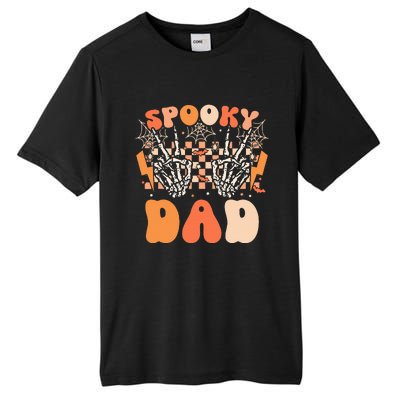 Spooky Dad Halloween Skeleton Costume Retro Groovy Tall Fusion ChromaSoft Performance T-Shirt