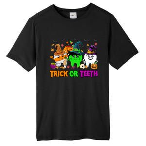 Spooky Dentist Halloween Trick Or Teeth Dental Assistant Cute Gift Tall Fusion ChromaSoft Performance T-Shirt