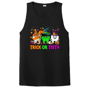 Spooky Dentist Halloween Trick Or Teeth Dental Assistant Cute Gift PosiCharge Competitor Tank