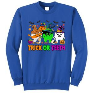 Spooky Dentist Halloween Trick Or Teeth Dental Assistant Cute Gift Sweatshirt