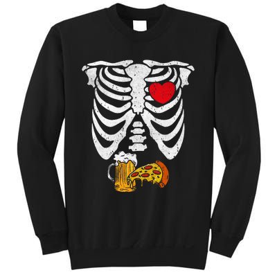 Skeleton Dad Halloween Pregnancy Couples Costumes Sweatshirt