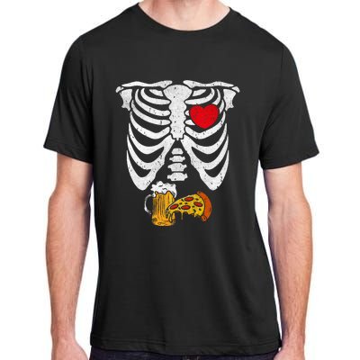 Skeleton Dad Halloween Pregnancy Couples Costumes Adult ChromaSoft Performance T-Shirt