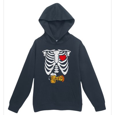 Skeleton Dad Halloween Pregnancy Couples Costumes Urban Pullover Hoodie