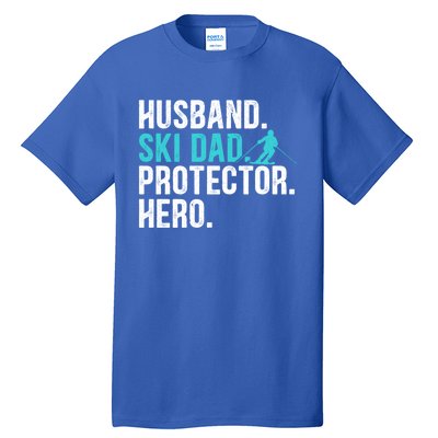 Ski Dad Husband Hero Gift Tall T-Shirt