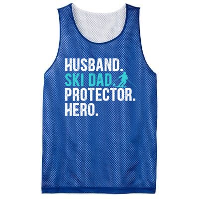 Ski Dad Husband Hero Gift Mesh Reversible Basketball Jersey Tank