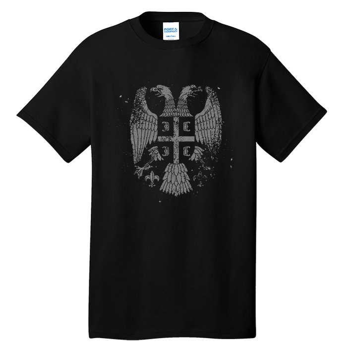 Serbian Double Headed Eagle For A Serbia Fan Tall T-Shirt