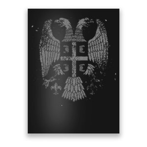 Serbian Double Headed Eagle For A Serbia Fan Poster