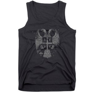 Serbian Double Headed Eagle For A Serbia Fan Tank Top