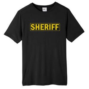 Sheriff Deputy Halloween Costume Tall Fusion ChromaSoft Performance T-Shirt