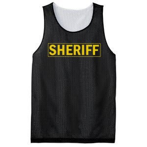 Sheriff Deputy Halloween Costume Mesh Reversible Basketball Jersey Tank