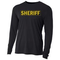 Sheriff Deputy Halloween Costume Cooling Performance Long Sleeve Crew