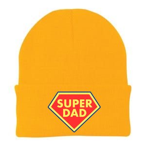 Super Dad Hero Gift Knit Cap Winter Beanie