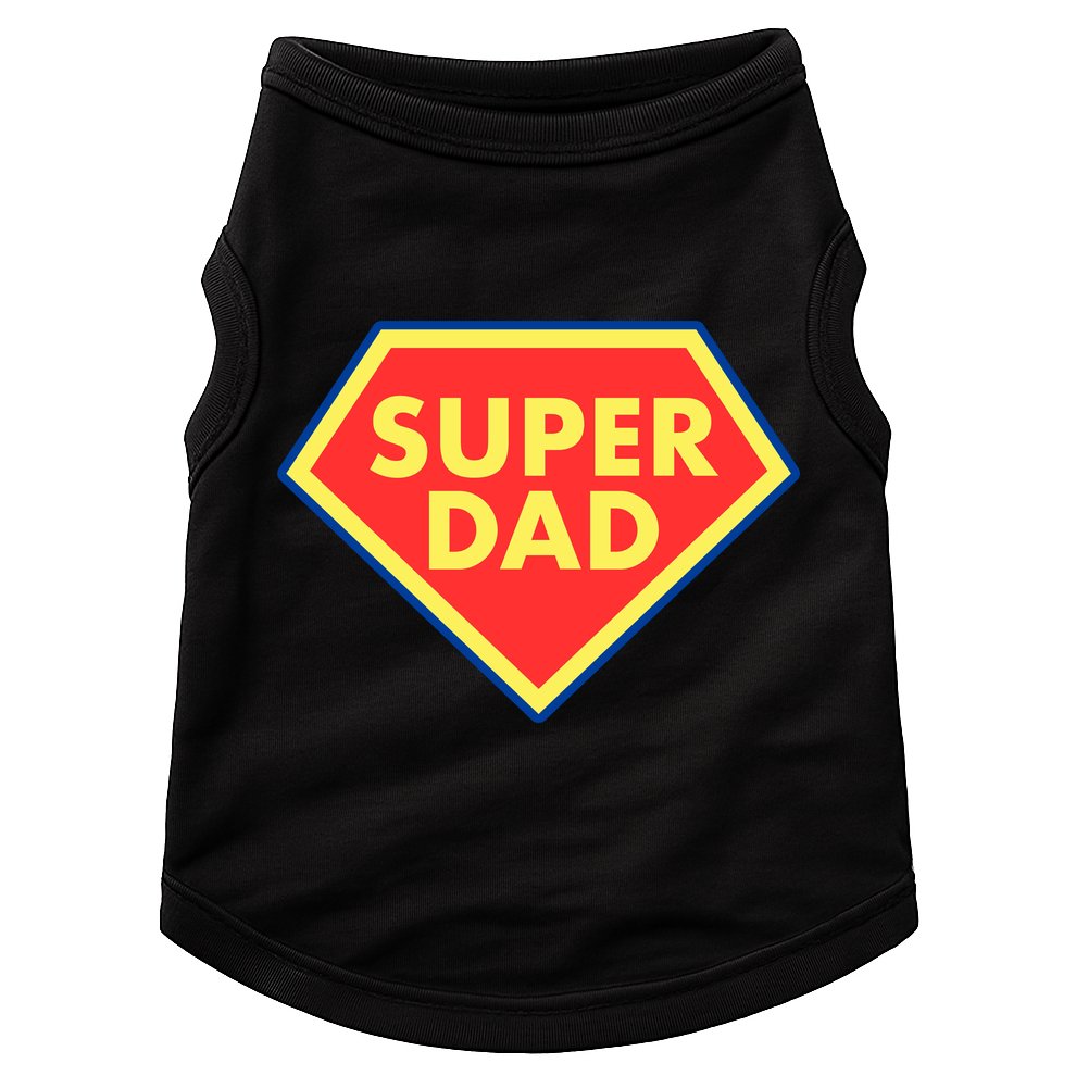 Super Dad Hero Gift Doggie Tank