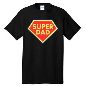 Super Dad Hero Gift Tall T-Shirt