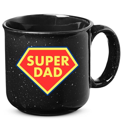 Super Dad Hero Gift 15oz Campfire Ceramic Mug