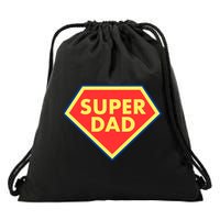 Super Dad Hero Gift Drawstring Bag