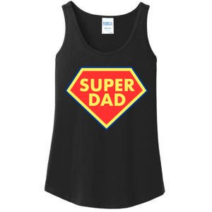 Super Dad Hero Gift Ladies Essential Tank