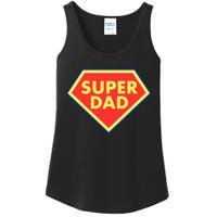 Super Dad Hero Gift Ladies Essential Tank