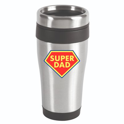 Super Dad Hero Gift 16oz Travel Tumbler