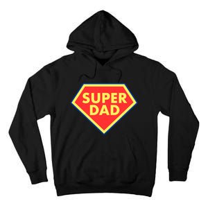 Super Dad Hero Gift Tall Hoodie