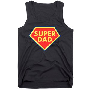 Super Dad Hero Gift Tank Top