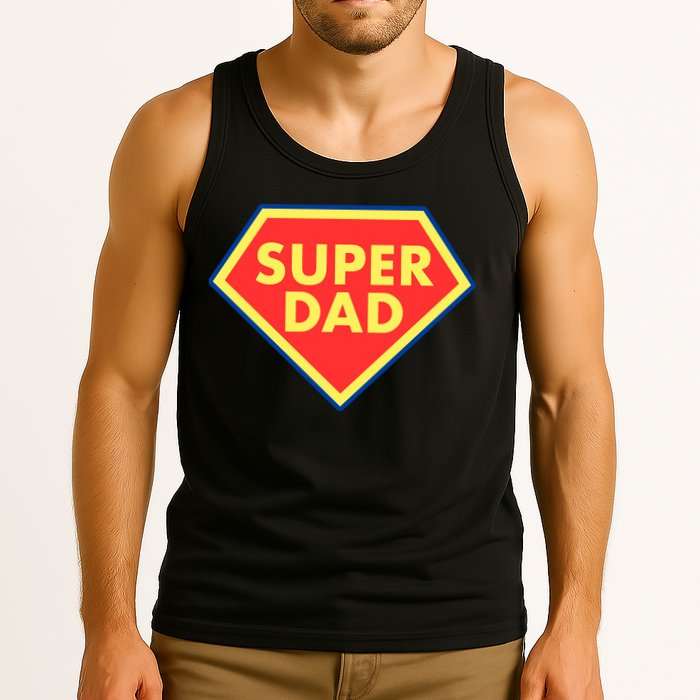 Super Dad Hero Gift Tank Top
