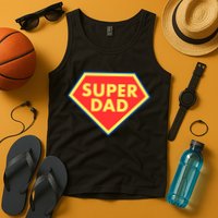 Super Dad Hero Gift Tank Top