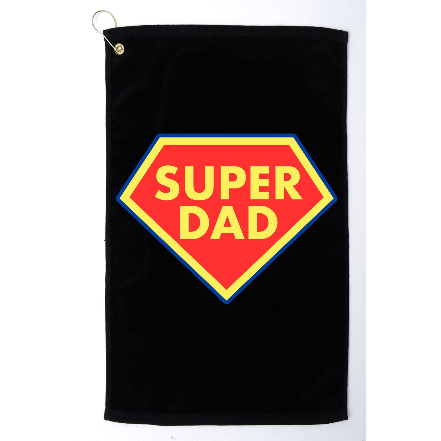 Super Dad Hero Gift Golf Towel