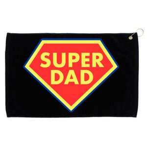 Super Dad Hero Gift Grommeted Golf Towel