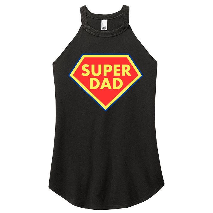 Super Dad Hero Gift Women's Perfect Tri Rocker Tank