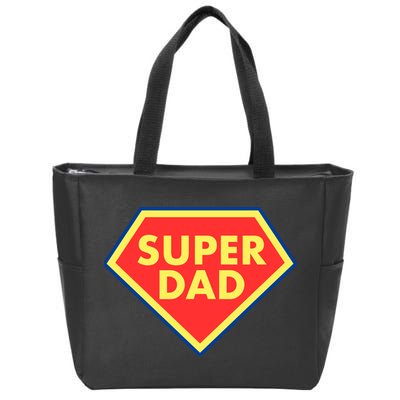 Super Dad Hero Gift Zip Tote Bag