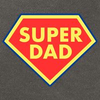 Super Dad Hero Gift Cotton Canvas Backpack