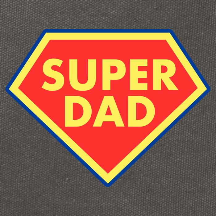 Super Dad Hero Gift Cotton Canvas Backpack