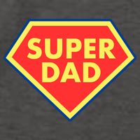 Super Dad Hero Gift Vector Backpack
