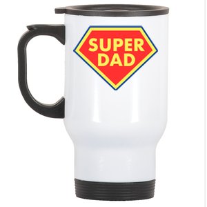 Super Dad Hero Gift Stainless Steel Travel Mug