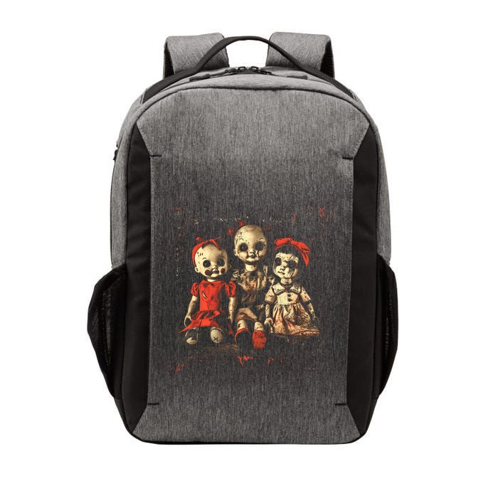 Scary Doll Horror Movie Creepy Haunted Toy Goth Alt Emo Vector Backpack