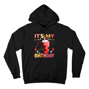 Sweet Donut It's My 3rd Birthday 3 Years Old Funny Cute Hoodie