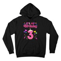 Sweet Donut It's My 3rd Birthday 3 Years Old Funny Hoodie