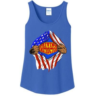 Super Driving Instructor Hero Job Ladies Essential Tank