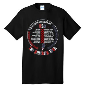 Some Days It Rocks Me America Tall T-Shirt