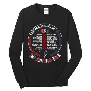 Some Days It Rocks Me America Tall Long Sleeve T-Shirt