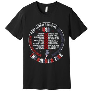 Some Days It Rocks Me America Premium T-Shirt