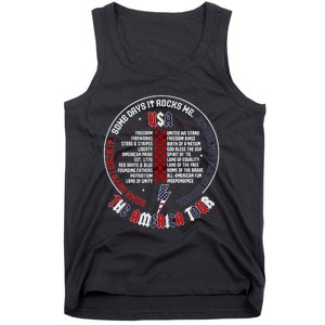 Some Days It Rocks Me America Tank Top